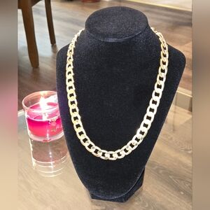 BAR, Magnetic Shakira Gold-Tone Magnetic Chain Necklace, Metallic Moonlight, NIP
